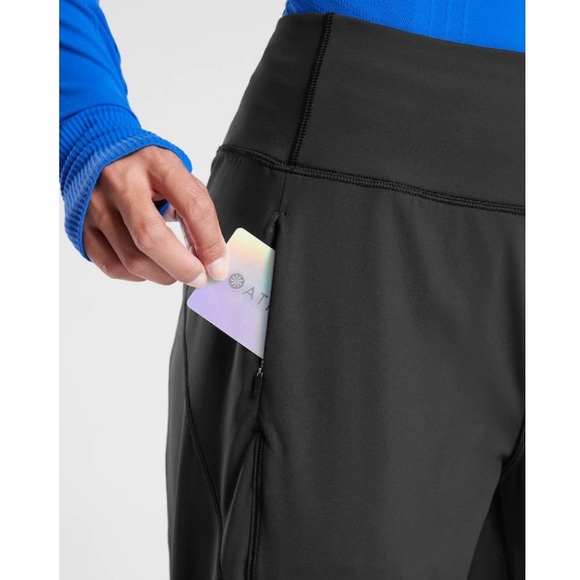 NWT Athleta Distance Rainer Jogger // Black - Picture 3 of 13